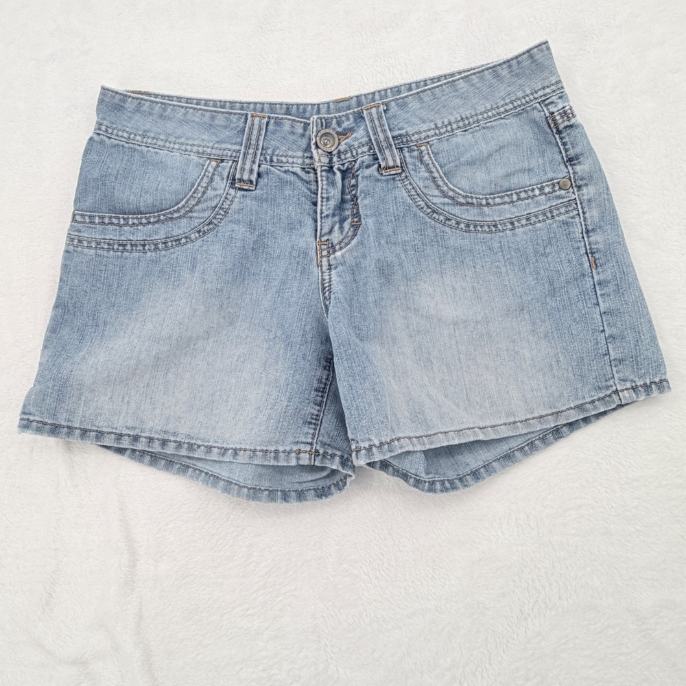 Unionbay Jean Shorts Womens Size 3 Blue Excellent Low Rise Carpenter Y2K JB81032
